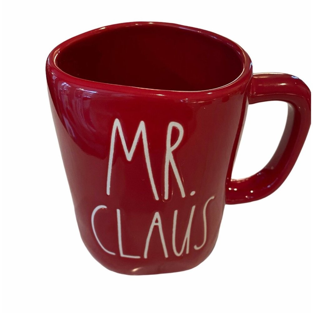 Rae Dunn Christmas “MR. CLAUS” Red NWT
